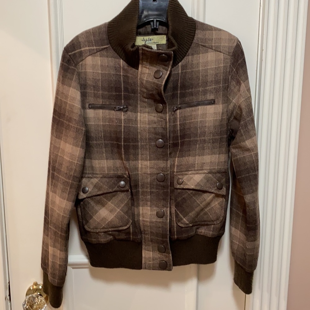 Wool Plaid jacket